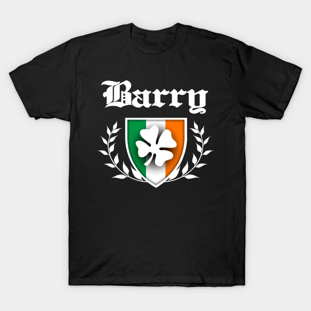 Barry Shamrock Crest T-Shirt by robotface